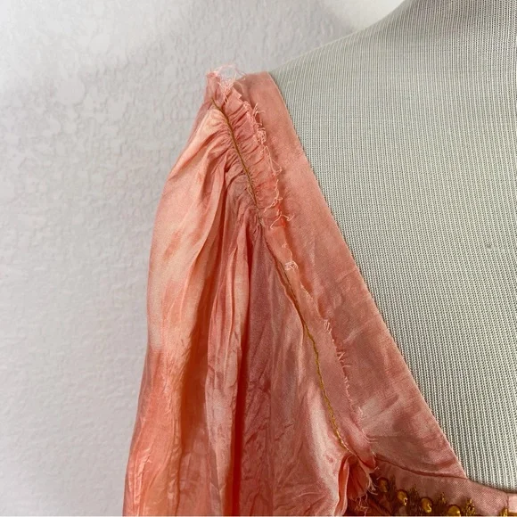 Free People Sahara Salmon Pink Mini Dress - Picture 6 of 10